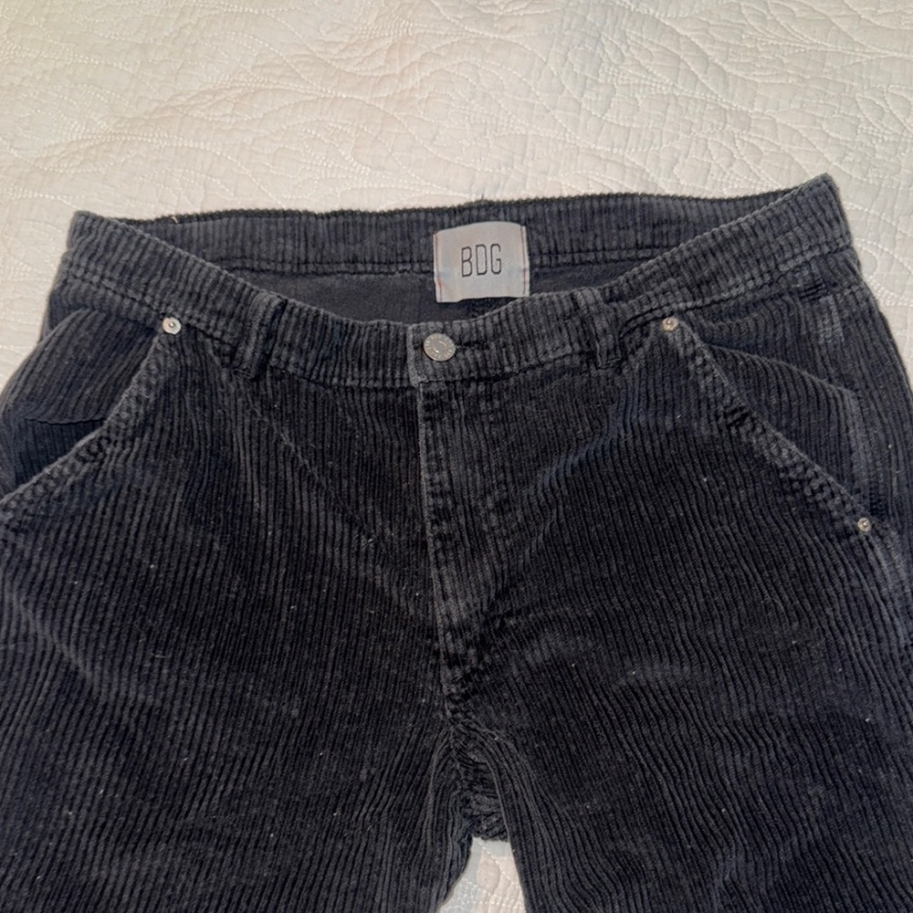 Women’s Black Corduroy Pants - Picture 3 of 6